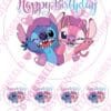 Eetbare taartprint stitch & angel - 18 cm rond rond + 8 cupcake rondjes bij cake, bake & love 3