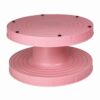 Fmm cake decorating turntable - pink ⌀23cm bij cake, bake & love 1