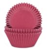 House of marie baking cups wijnrood pk/50 bij cake, bake & love 1