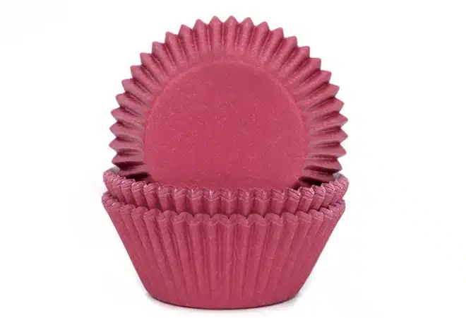 House of marie baking cups wijnrood pk/50 bij cake, bake & love 5 House of marie baking cups wijnrood pk/50