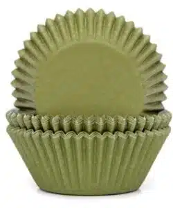 House of Marie Baking Cups Mosgroen pk/50