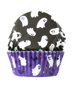 Pme foil lined cupcake cases - spooky ghosts bij cake, bake & love 11