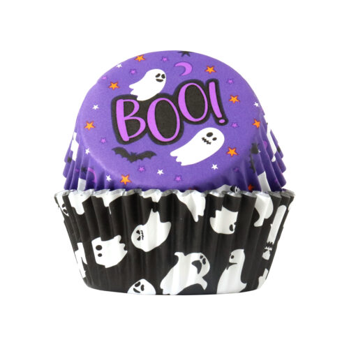 Pme foil lined cupcake cases - spooky ghosts bij cake, bake & love 7