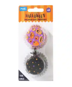 PME Foil Lined Mini Cupcake Cases - Pumpkin Party
