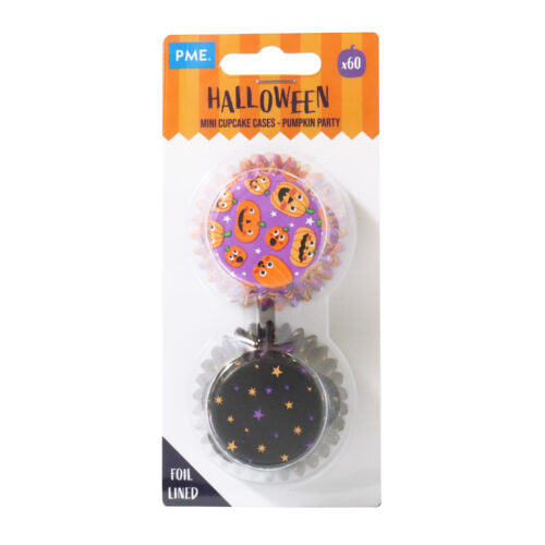 Pme foil lined mini cupcake cases - pumpkin party bij cake, bake & love 3