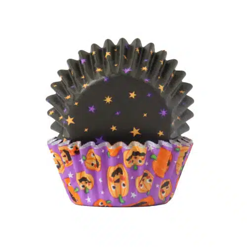 Pme foil lined mini cupcake cases - pumpkin party - afbeelding 2