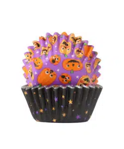 Pme foil lined mini cupcake cases - pumpkin party bij cake, bake & love 10
