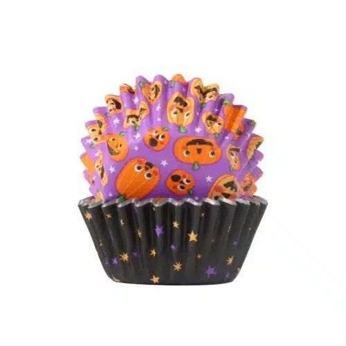 Pme foil lined mini cupcake cases - pumpkin party - afbeelding 3