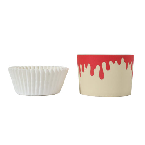 Pme baking cups with cupcake cases - dripping blood bij cake, bake & love 9