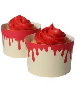 PME Baking Cups with Cupcake Cases - Dripping Blood