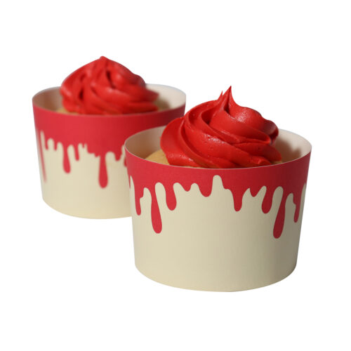 Pme baking cups with cupcake cases - dripping blood bij cake, bake & love 5