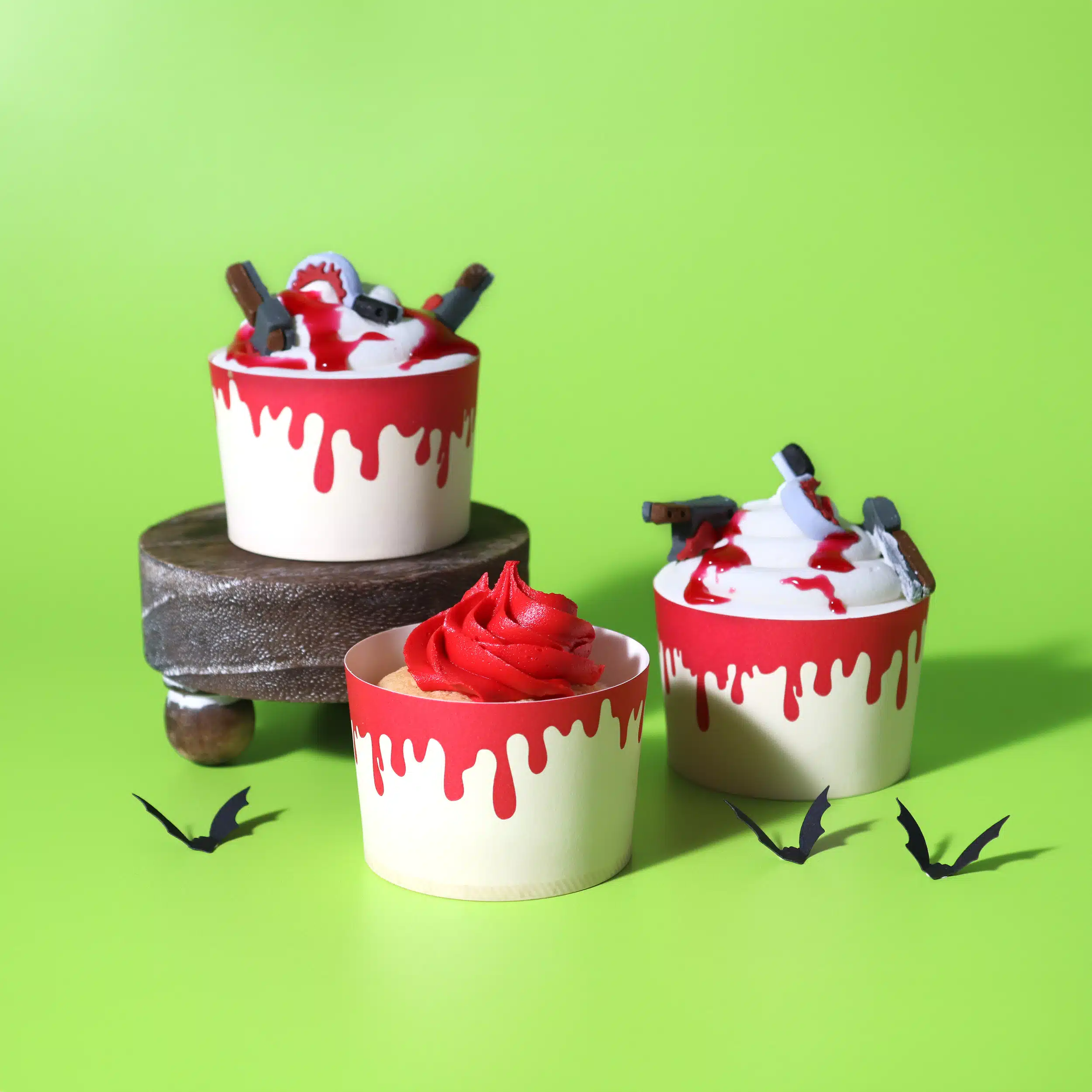 Pme baking cups with cupcake cases - dripping blood bij cake, bake & love 9 Pme baking cups with cupcake cases - dripping blood - afbeelding 5