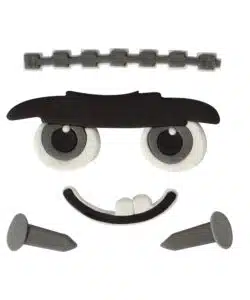 Alternative view of PME Edible Cake Decorations - Cake-A-Face Frank-ly Scary