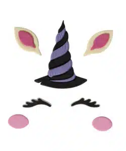 Alternative view of PME Edible Cake Decorations - Cake-A-Face Witch Unicorn