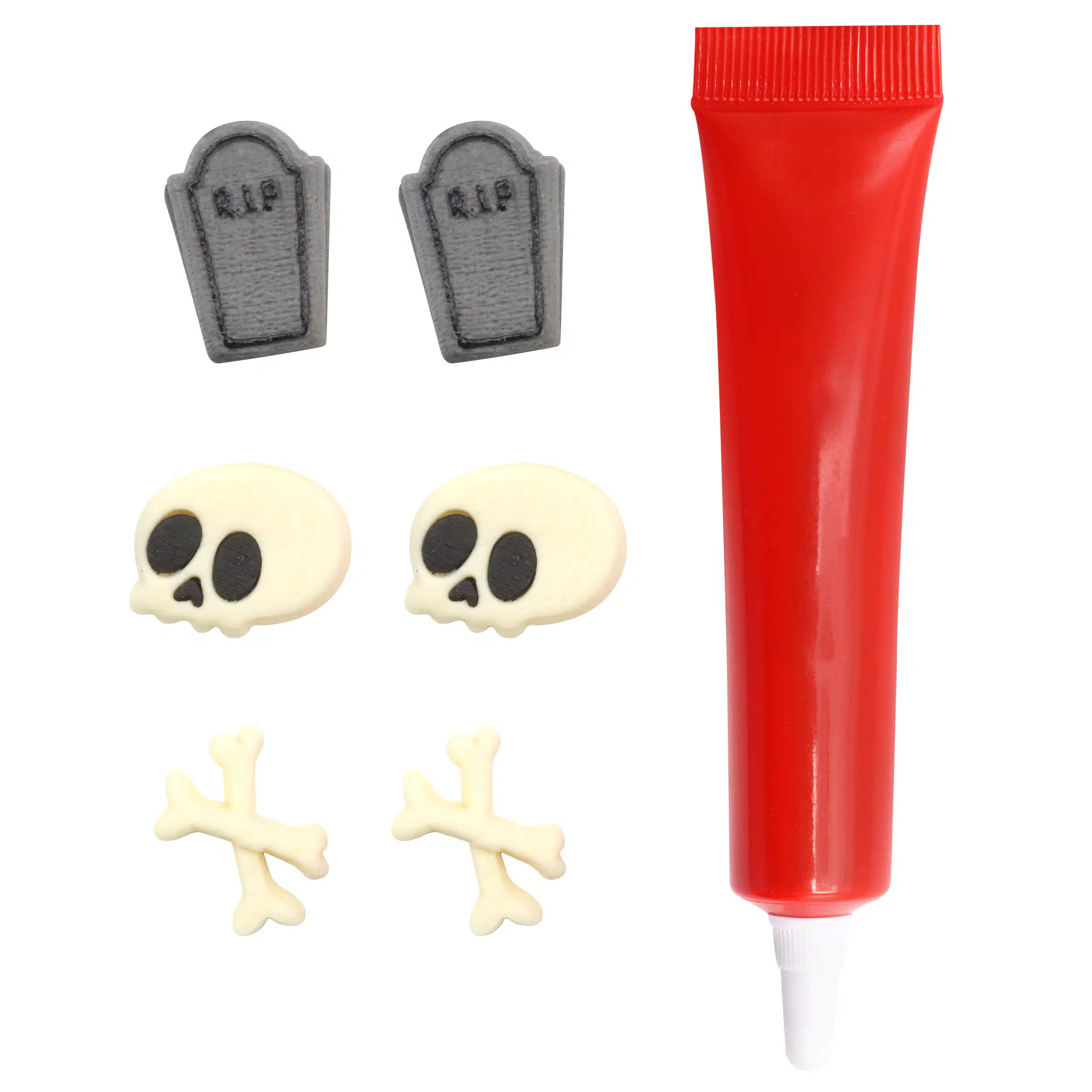 Pme edible cupcake decorating kit - grisly graveyard bij cake, bake & love 6 Pme edible cupcake decorating kit - grisly graveyard - afbeelding 2