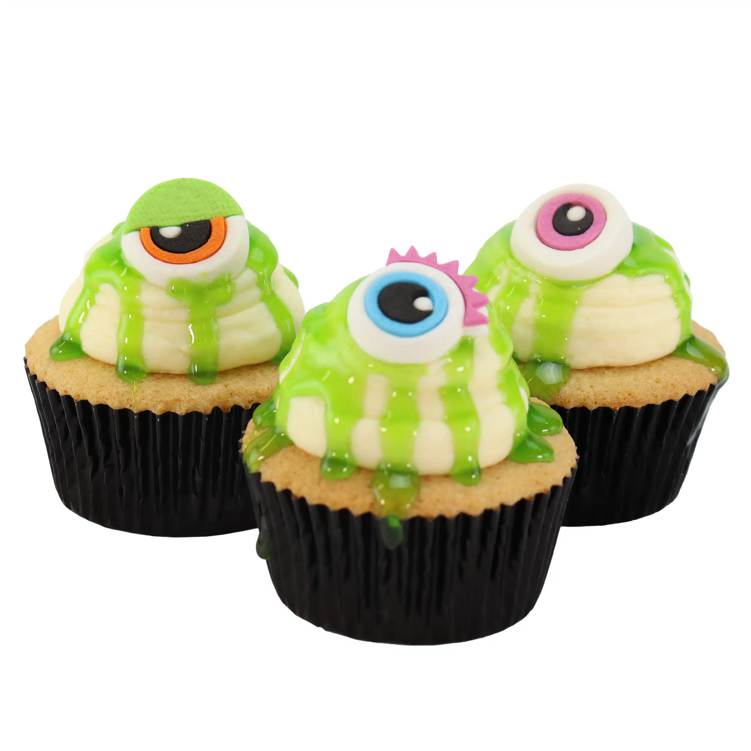 Pme edible cupcake decorating kit - slime monsters bij cake, bake & love 7 Pme edible cupcake decorating kit - slime monsters - afbeelding 3