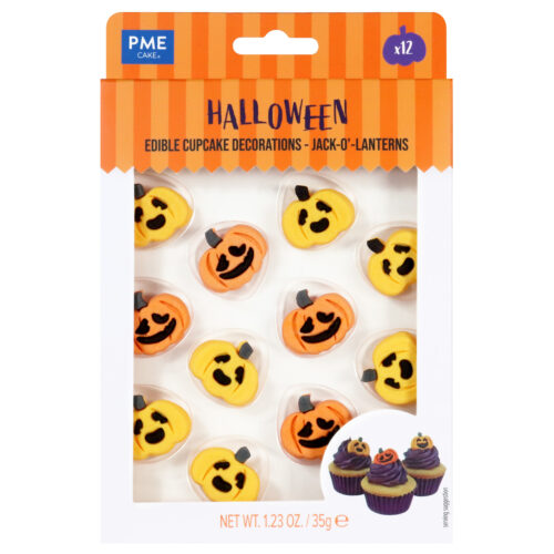 Pme edible cupcake decorations -jack-o’-lanterns bij cake, bake & love 3