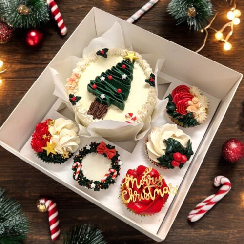 Workshop bento taart & cupcakes kerst - zaterdag 21 december 14:00 bij cake, bake & love 5