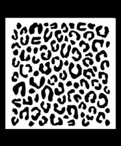 Stencil Leopard Print