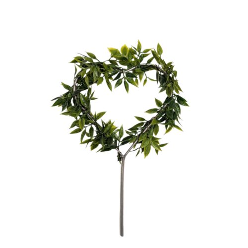 Ginger ray foliage heart wedding cake topper bij cake, bake & love 5