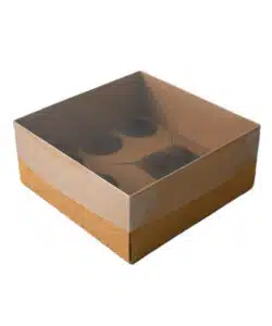 Bento Taart & VIJF Cupcakes Box KRAFT