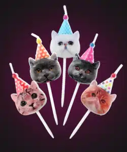 Alternative view of Decocino by Amira - Candles Party Cats pk/5