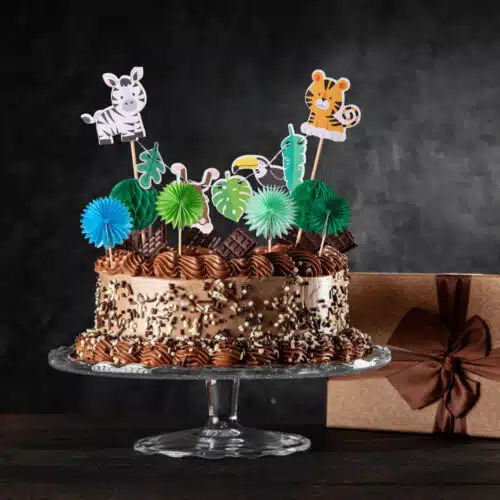 Decocino by amira - cake decoration set zoo pk/5 - afbeelding 2