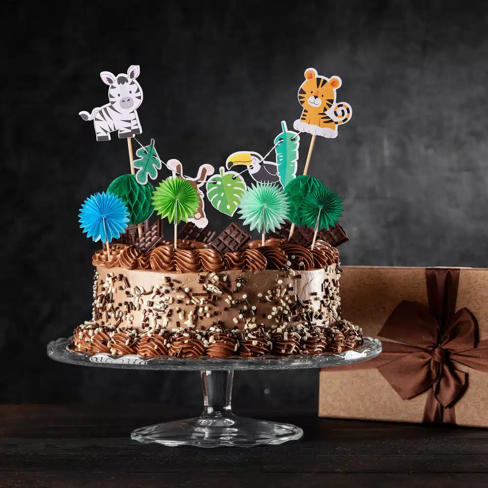 Decocino by amira - cake decoration set zoo pk/5 bij cake, bake & love 6 Decocino by amira - cake decoration set zoo pk/5 - afbeelding 2