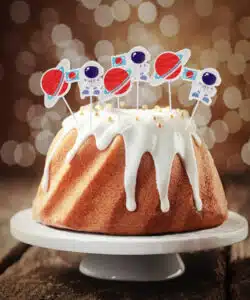 Alternative view of Decocino by Amira - Cake & Cupcake Topper Space pk/12