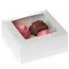 House of marie cupcake box 4 -white- pk/2 bij cake, bake & love 1
