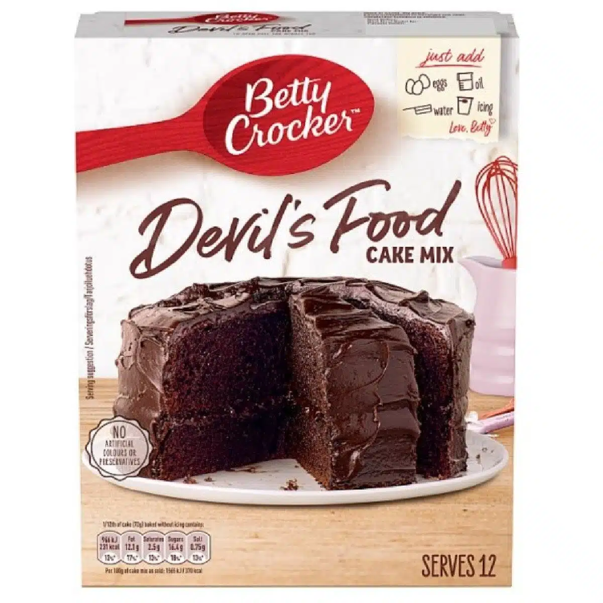 Betty crocker devil's food cakemix 425g bij cake, bake & love 5 Betty crocker devil's food cakemix 425g