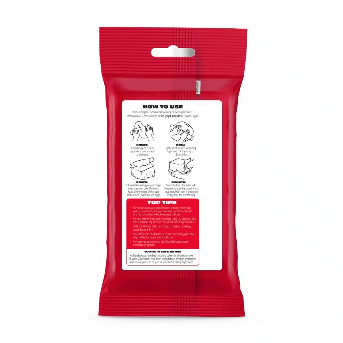 Renshaw extra fondant 250g - rood bij cake, bake & love 6 Renshaw extra fondant 250g - rood - afbeelding 2
