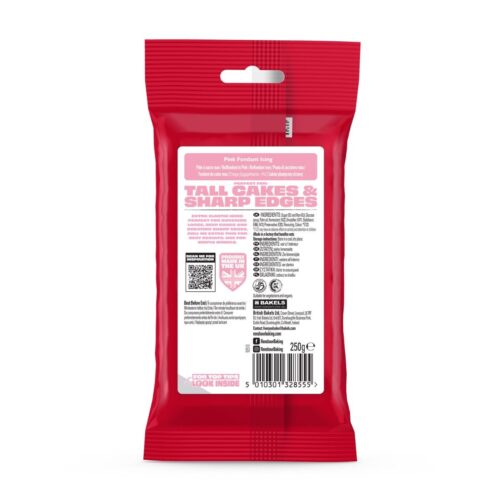 Renshaw extra fondant 250g - roze bij cake, bake & love 6