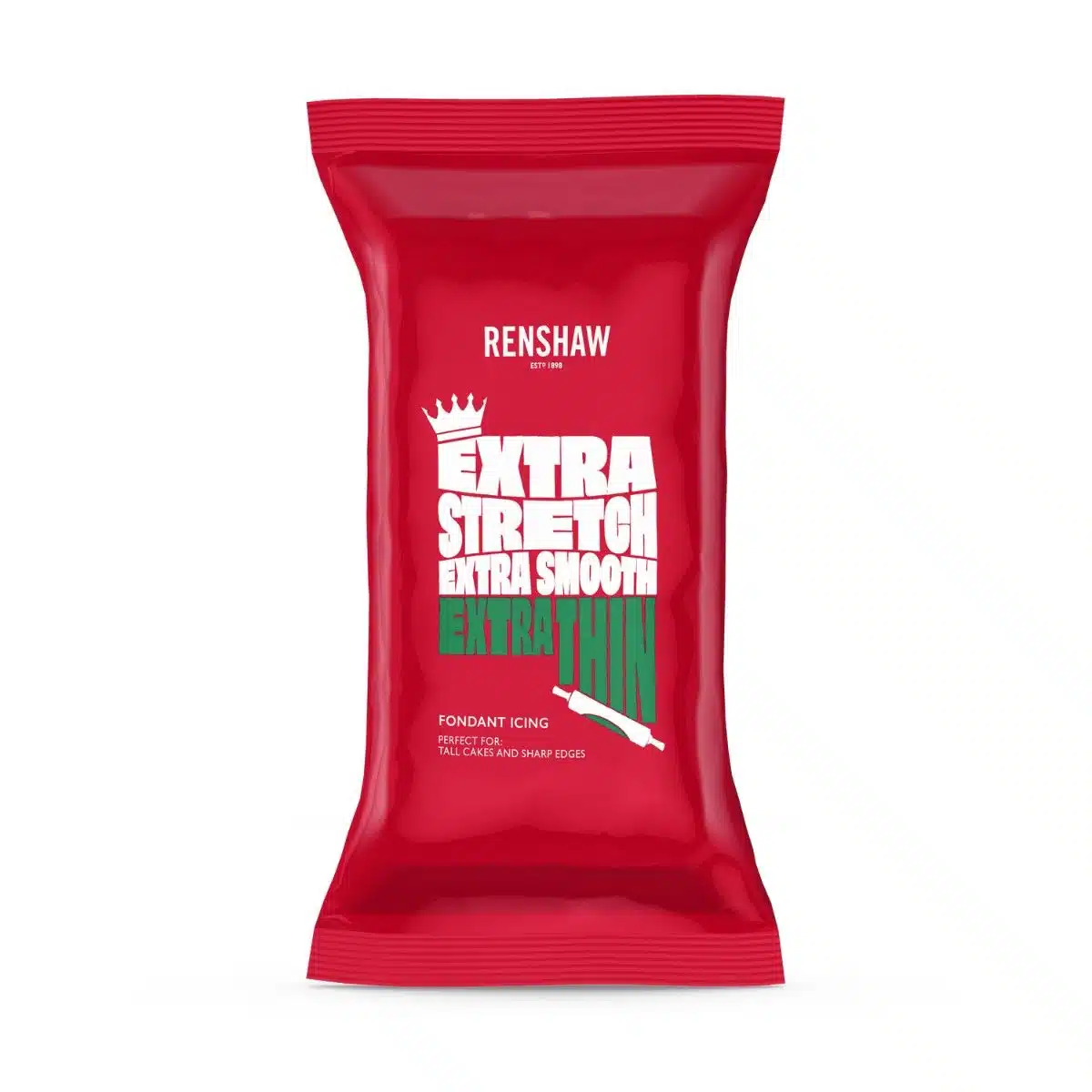Renshaw extra fondant 1kg - groen bij cake, bake & love 5 Renshaw extra fondant 1kg - groen