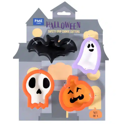Pme halloween koekjesuitstekers met comfort grip
