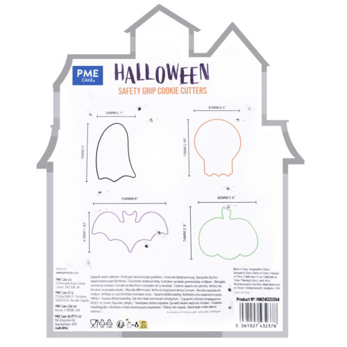 Pme halloween koekjesuitstekers met comfort grip bij cake, bake & love 11