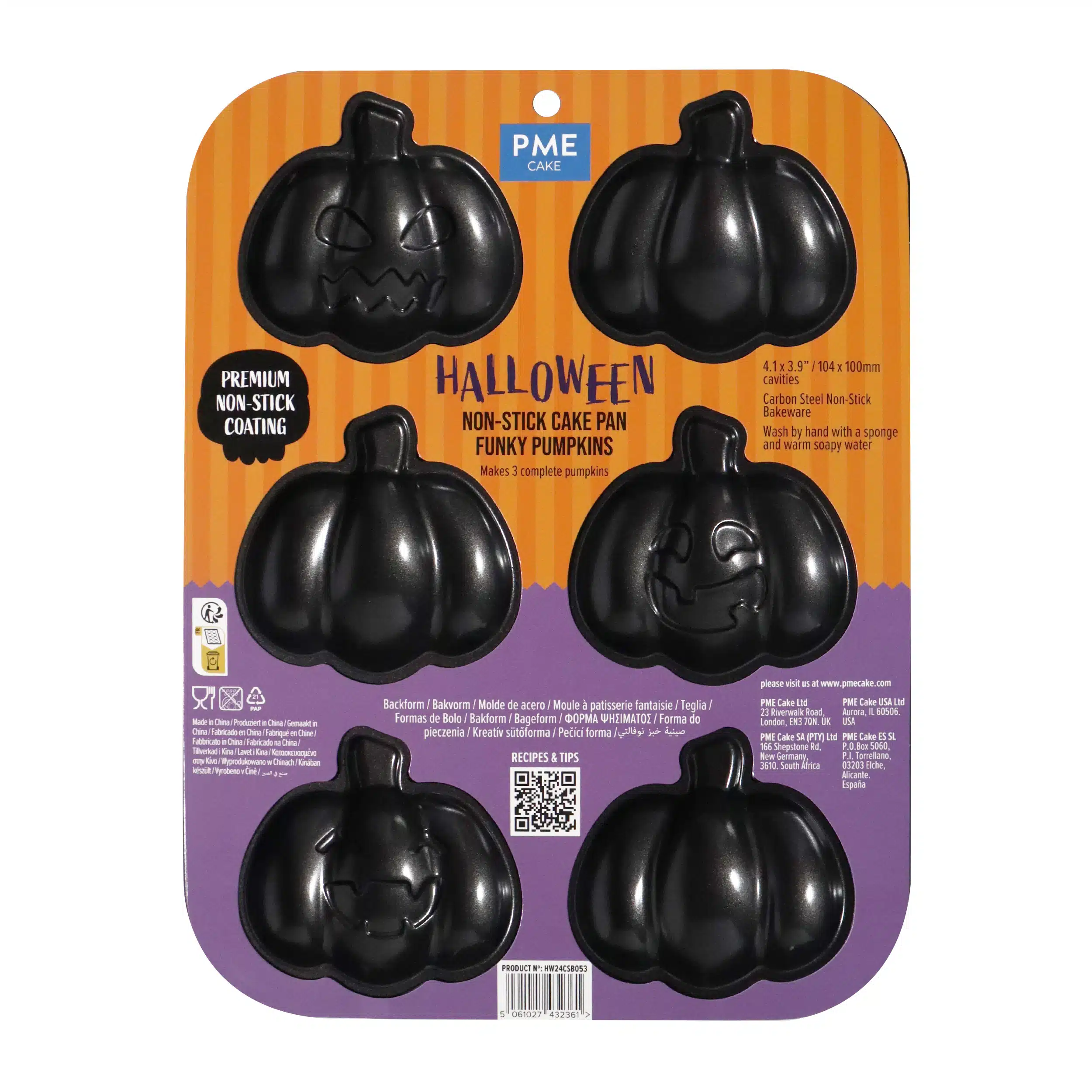 Pme halloween taart bakvorm - grappige pompoenen bij cake, bake & love 5 Pme halloween taart bakvorm - grappige pompoenen