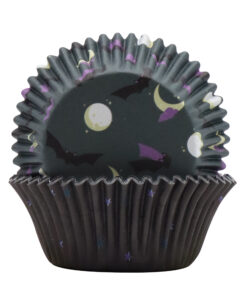 Pme halloween cupcakevormpjes & toppers set van 48 - vleermuizen bij cake, bake & love 15