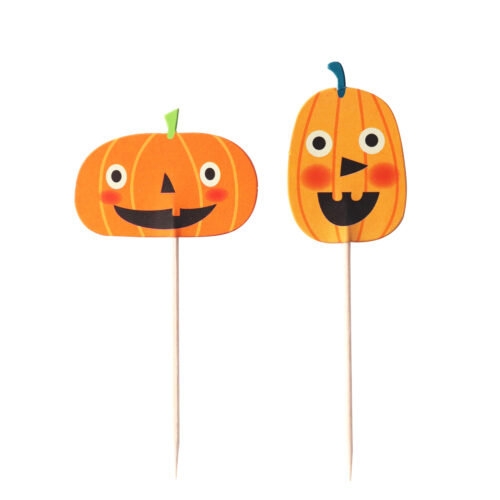 Pme halloween cupcakevormpjes & toppers set van 48 - jack-o-lantern bij cake, bake & love 9