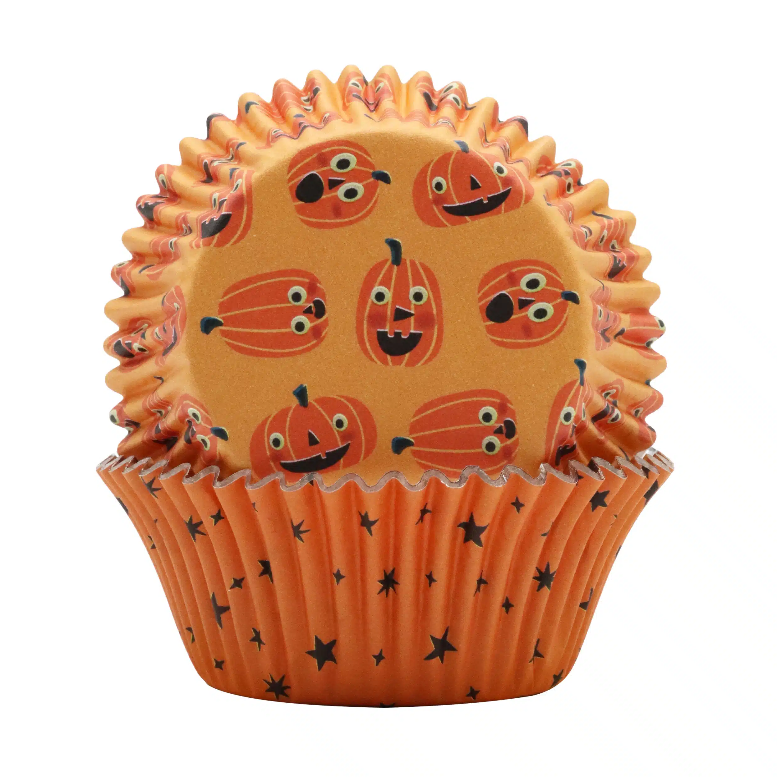 Pme halloween cupcakevormpjes & toppers set van 48 - jack-o-lantern bij cake, bake & love 6 Pme halloween cupcakevormpjes & toppers set van 48 - jack-o-lantern - afbeelding 2