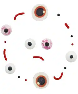 Alternative view of PME 5-in-1 Halloween Strooimix - Bloederige Ogen (105g)