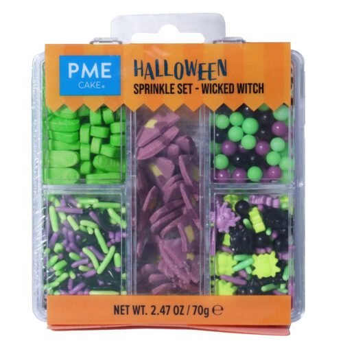 Pme 5-in-1 halloween strooimix - gemene heks (74g) bij cake, bake & love 5