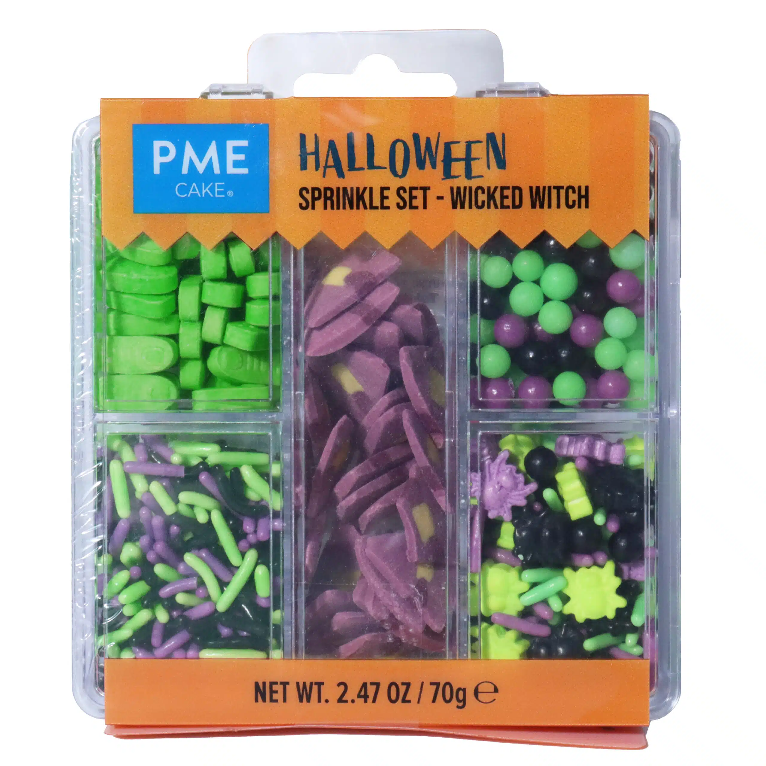 Pme 5-in-1 halloween strooimix - gemene heks (74g) bij cake, bake & love 5 Pme 5-in-1 halloween strooimix - gemene heks (74g)