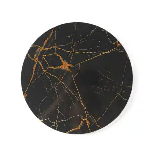 S&c cake drum marble black/gold ø30,5 cm | 12 inch