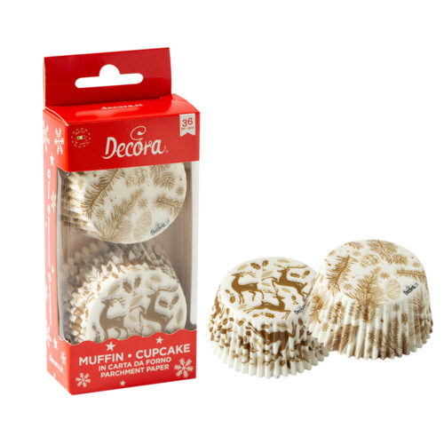 Decora baking cups santa elegant pk/36 bij cake, bake & love 5