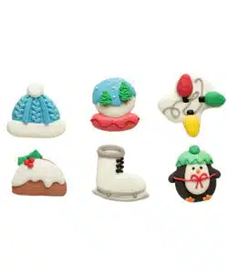 Alternative view of Decora Suikerdecoraties White Christmas pk/6