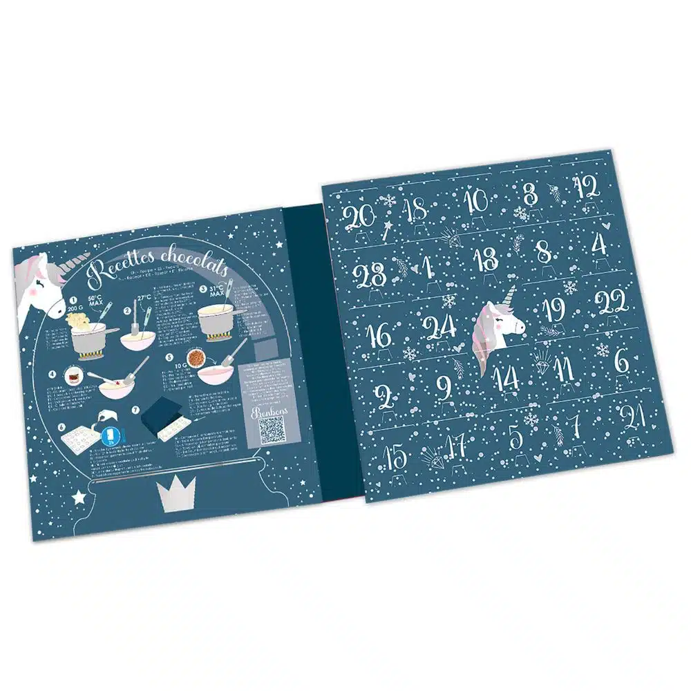 Scrapcooking chocolade mal adventkalender eenhoorn bij cake, bake & love 6 Scrapcooking chocolade mal adventkalender eenhoorn - afbeelding 2