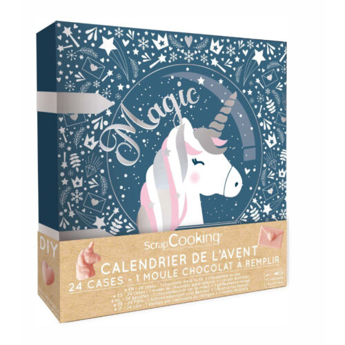 Scrapcooking chocolade mal adventkalender eenhoorn bij cake, bake & love 5