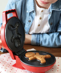 Scrapcooking wafel machine gingerbread man bij cake, bake & love 21