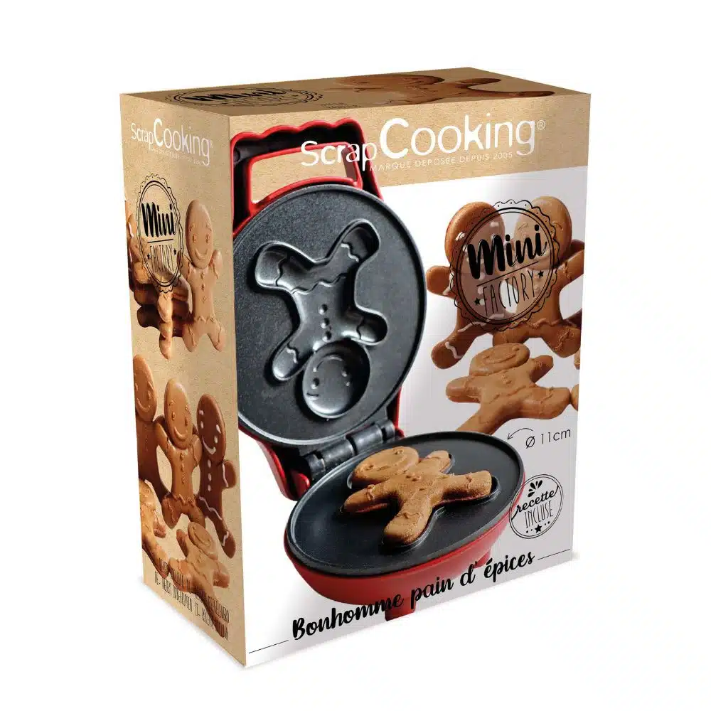 Scrapcooking wafel machine gingerbread man bij cake, bake & love 5 Scrapcooking wafel machine gingerbread man